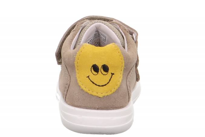 Superfit Beige/Yellow Babies LILLO - Sneakers low with Velcro Fastener Z6Z8312