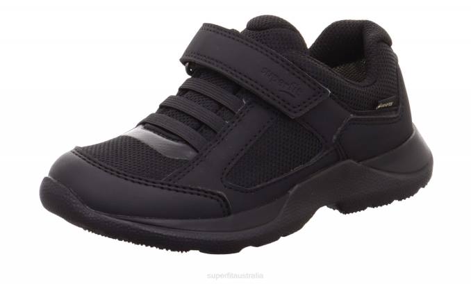 Superfit Black Babies RUSH - Sneakers low with Velcro Fastener Z6Z8381