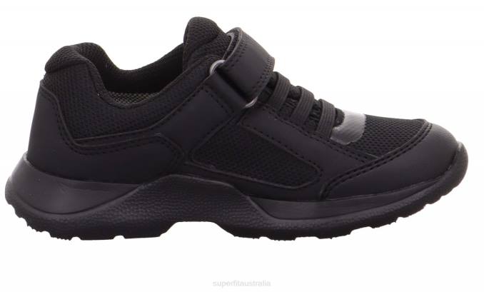 Superfit Black Babies RUSH - Sneakers low with Velcro Fastener Z6Z8381