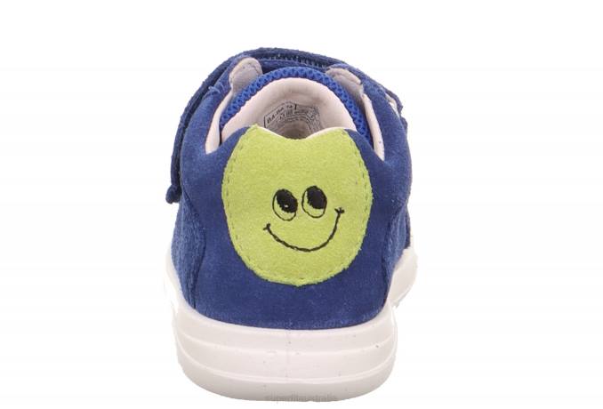 Superfit Blue/Green Babies LILLO - Sneakers low with Velcro Fastener Z6Z8269