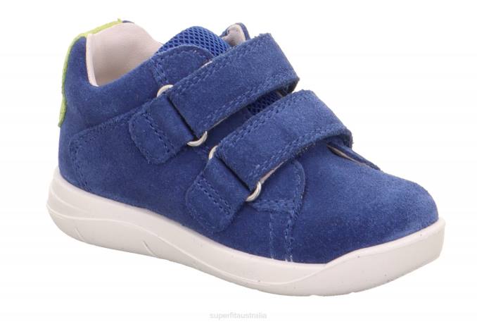 Superfit Blue/Green Babies LILLO - Sneakers low with Velcro Fastener Z6Z8269