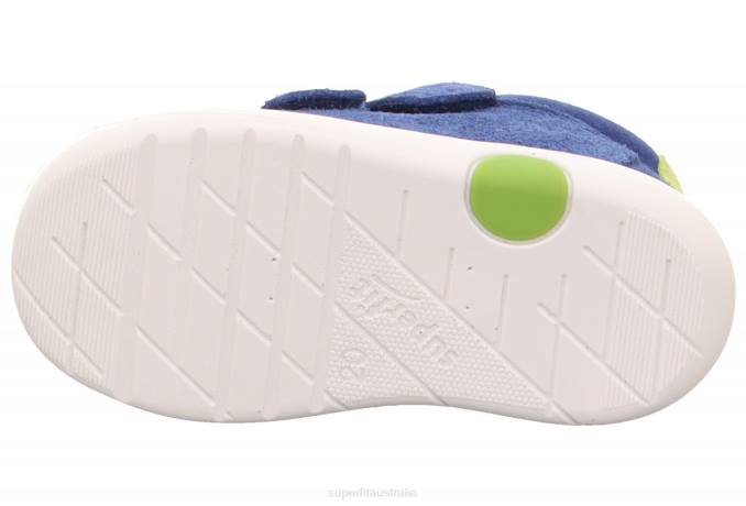 Superfit Blue/Green Babies LILLO - Sneakers low with Velcro Fastener Z6Z8269