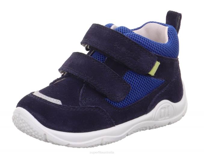 Superfit Blue/Green Babies UNIVERSE - Sneakers low with Velcro Fastener Z6Z8345