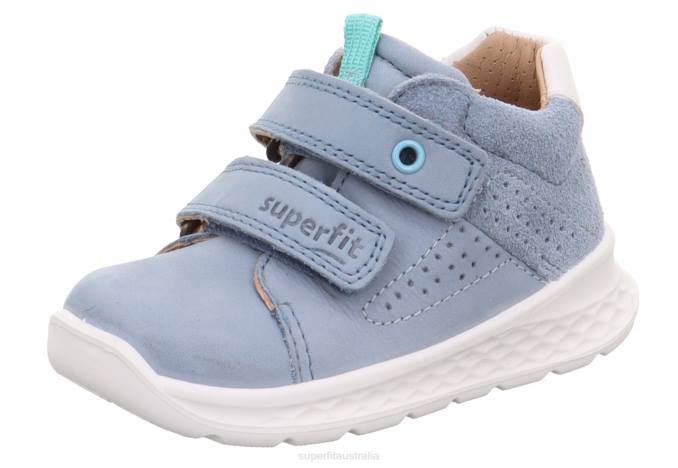 Superfit Blue/Light Blue Babies BREEZE - Sneakers low with Velcro Fastener Z6Z8276