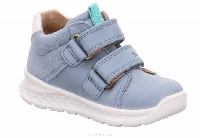 Superfit Blue/Light Blue Babies BREEZE - Sneakers low with Velcro Fastener Z6Z8276