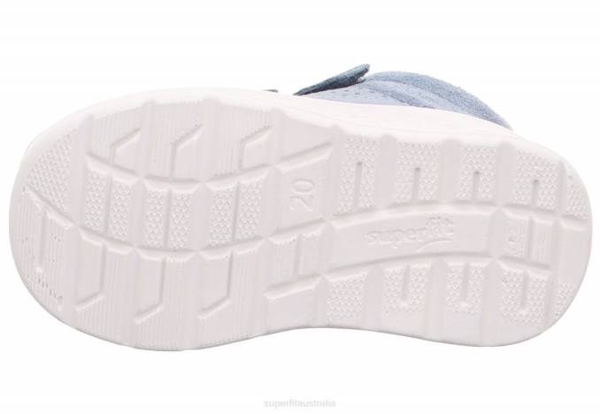 Superfit Blue/Light Blue Babies BREEZE - Sneakers low with Velcro Fastener Z6Z8276