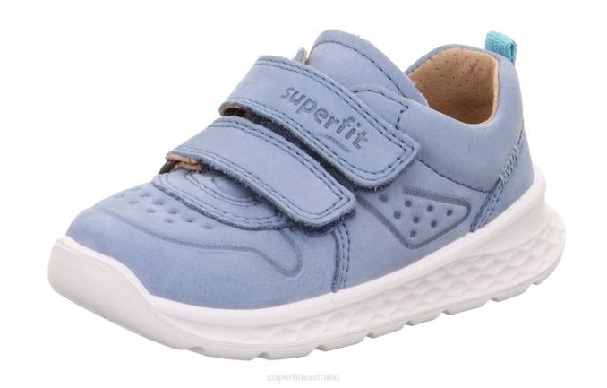 Superfit Blue/Light Blue Babies BREEZE - Sneakers low with Velcro Fastener Z6Z8287