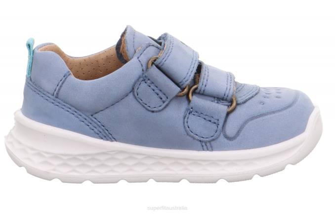 Superfit Blue/Light Blue Babies BREEZE - Sneakers low with Velcro Fastener Z6Z8287