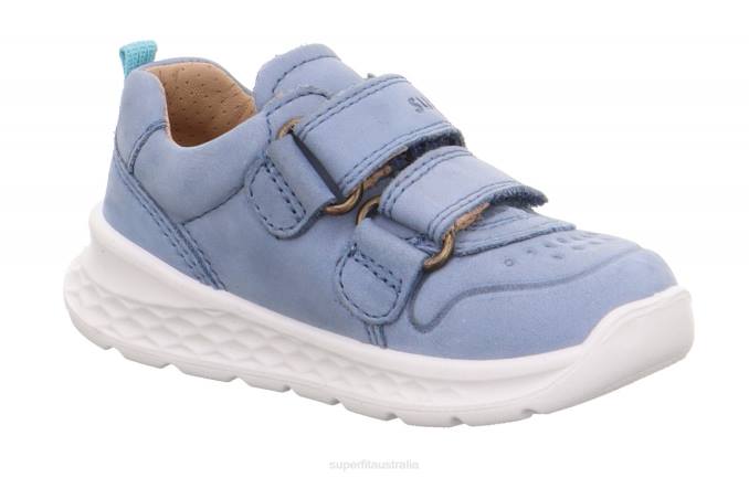 Superfit Blue/Light Blue Babies BREEZE - Sneakers low with Velcro Fastener Z6Z8287