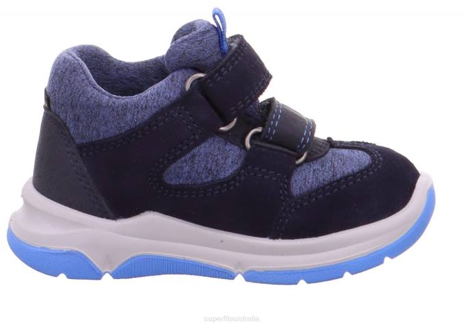 Superfit Blue/Light Blue Babies COOPER - Sneakers low with Velcro Fastener Z6Z8385