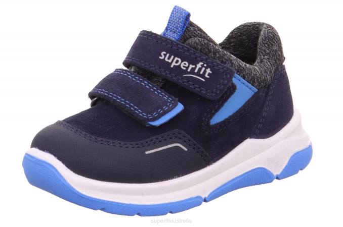 Superfit Blue/Light Blue Babies COOPER - Sneakers low with Velcro Fastener Z6Z8427