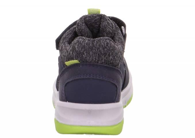 Superfit Blue/Light Green Babies COOPER - Sneakers low with Velcro Fastener Z6Z8432