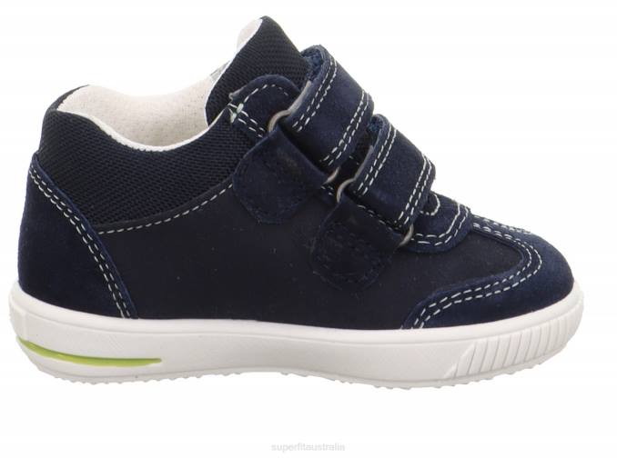 Superfit Blue/Light Green Babies MOPPY - Sneakers low with Velcro Fastener Z6Z8245