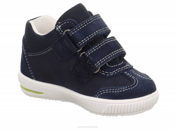 Superfit Blue/Light Green Babies MOPPY - Sneakers low with Velcro Fastener Z6Z8245