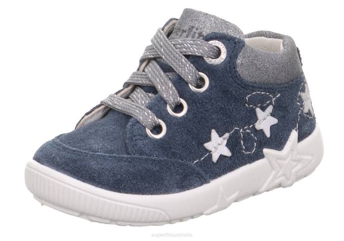 Superfit Blue/Light grey Babies STARLIGHT - Sneakers low with Lacing Z6Z8288