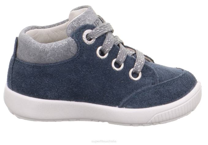 Superfit Blue/Light grey Babies STARLIGHT - Sneakers low with Lacing Z6Z8288