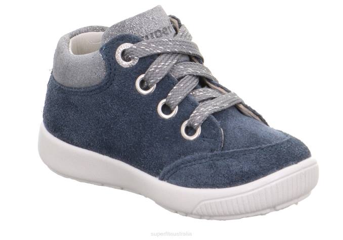 Superfit Blue/Light grey Babies STARLIGHT - Sneakers low with Lacing Z6Z8288