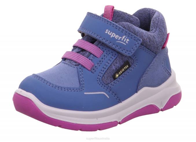 Superfit Blue/Pink Babies COOPER - Sneakers low with Velcro Fastener Z6Z8370