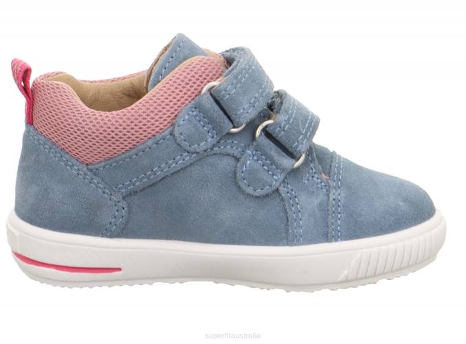 Superfit Blue/Pink Babies MOPPY - Sneakers low with Velcro Fastener Z6Z8342