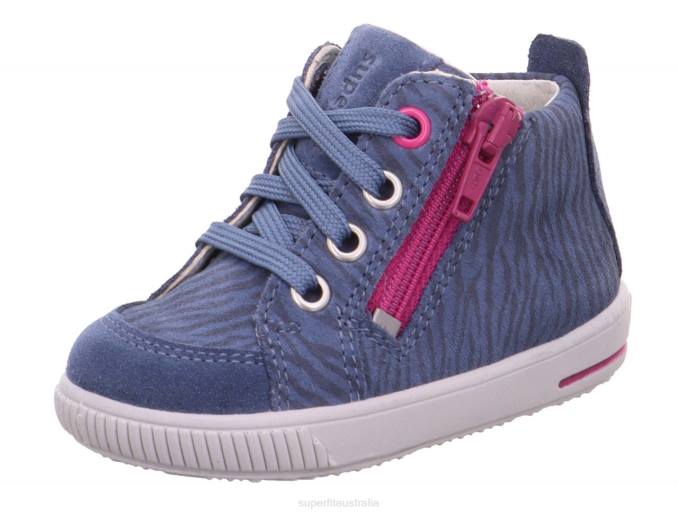 Superfit Blue/Pink Babies MOPPY - Sneakers low with Zip Z6Z8425