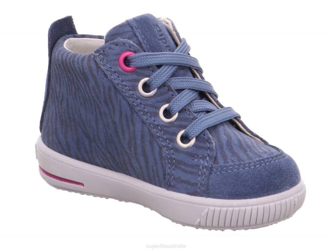 Superfit Blue/Pink Babies MOPPY - Sneakers low with Zip Z6Z8425