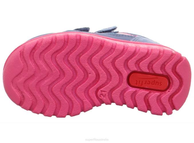 Superfit Blue/Pink Babies SPORT7 MINI - Sneakers low with Velcro Fastener Z6Z8238