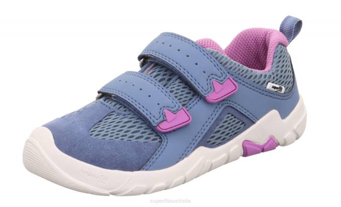 Superfit Blue/Purple Babies TRACE - Sneakers low with Velcro Fastener Z6Z8547