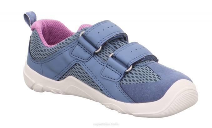 Superfit Blue/Purple Babies TRACE - Sneakers low with Velcro Fastener Z6Z8547