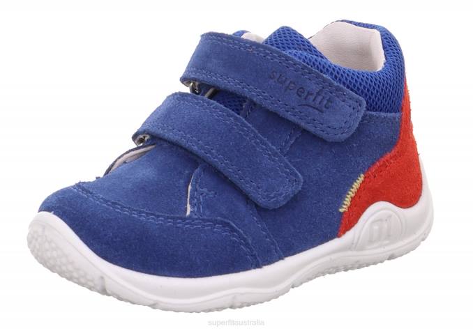 Superfit Blue/Red Babies UNIVERSE - Sneakers low with Velcro Fastener Z6Z8343