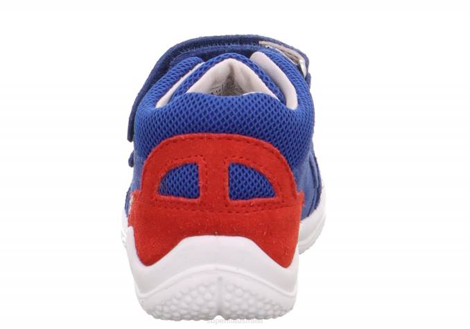 Superfit Blue/Red Babies UNIVERSE - Sneakers low with Velcro Fastener Z6Z8343