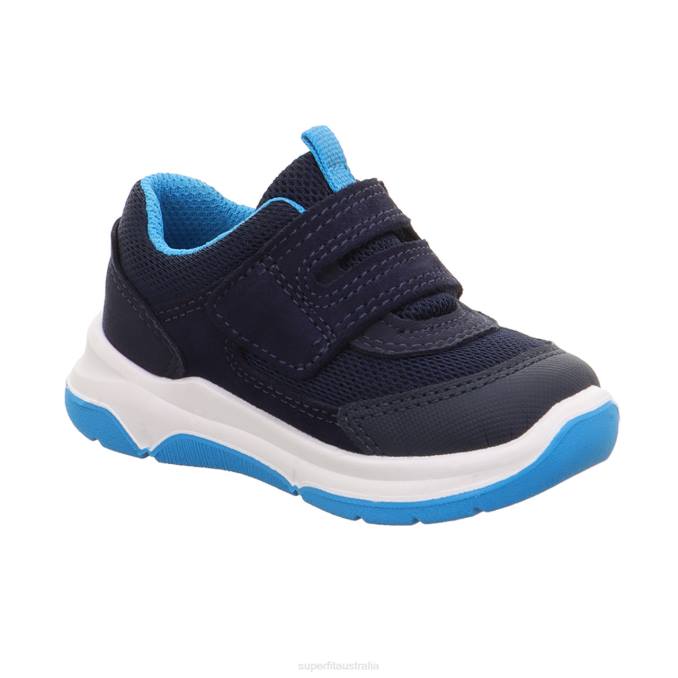 Superfit Blue/Turquoise Babies COOPER - Sneakers low with Velcro Fastener Z6Z8334