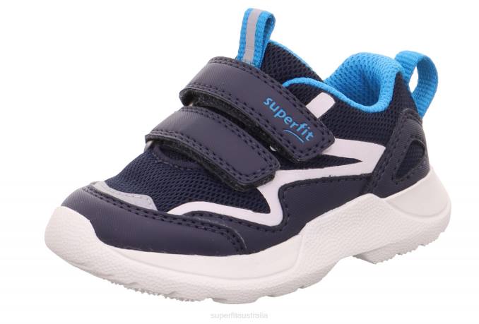 Superfit Blue/Turquoise Babies RUSH - Sneakers low with Velcro Fastener Z6Z8247