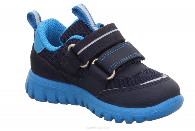 Superfit Blue/Turquoise Babies SPORT7 MINI - Sneakers low with Velcro Fastener Z6Z8320