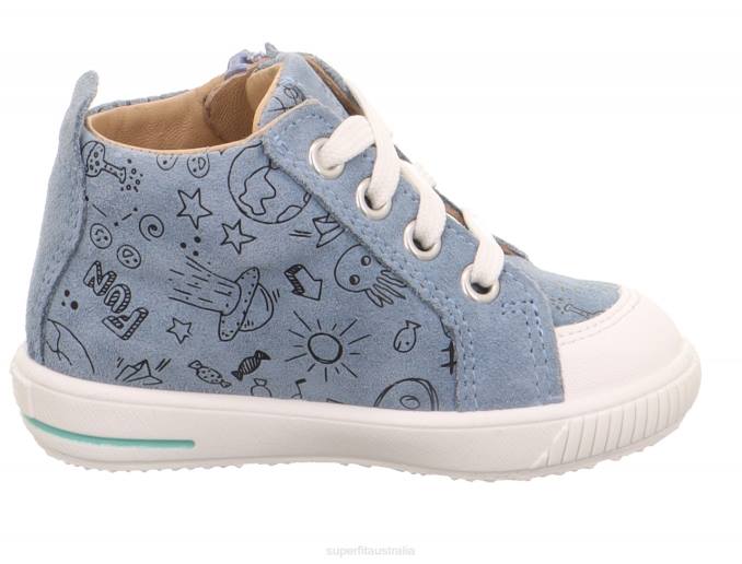 Superfit Blue/White Babies MOPPY - Sneakers low with Zip Z6Z8255