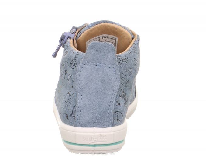 Superfit Blue/White Babies MOPPY - Sneakers low with Zip Z6Z8255