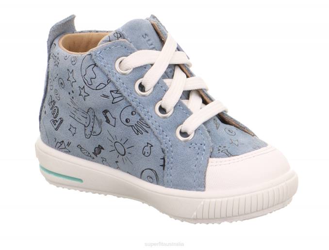 Superfit Blue/White Babies MOPPY - Sneakers low with Zip Z6Z8255