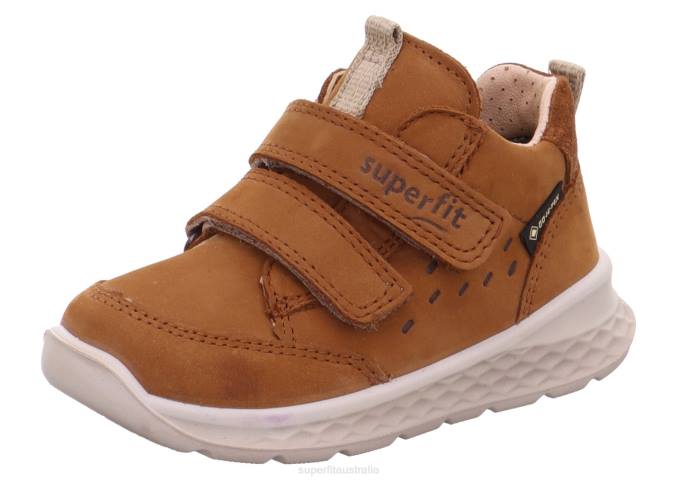 Superfit Brown/Beige Babies BREEZE - Sneakers low with Velcro Fastener Z6Z8325