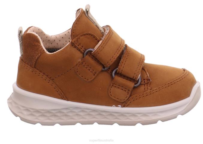 Superfit Brown/Beige Babies BREEZE - Sneakers low with Velcro Fastener Z6Z8325