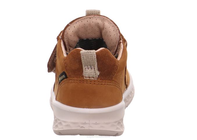 Superfit Brown/Beige Babies BREEZE - Sneakers low with Velcro Fastener Z6Z8325