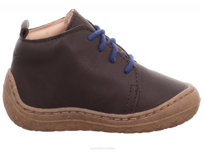 Superfit Brown/Blue Babies SATURNUS - Sneakers low with Lacing Z6Z8402