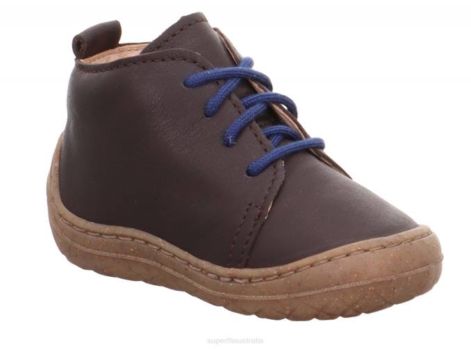 Superfit Brown/Blue Babies SATURNUS - Sneakers low with Lacing Z6Z8402