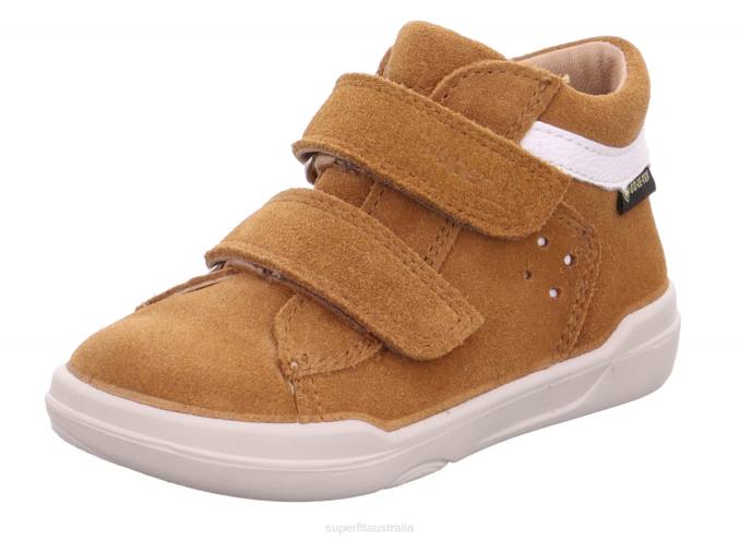 Superfit Brown/White Babies SUPERFREE - Sneakers low with Velcro Fastener Z6Z8280