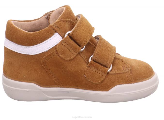 Superfit Brown/White Babies SUPERFREE - Sneakers low with Velcro Fastener Z6Z8280