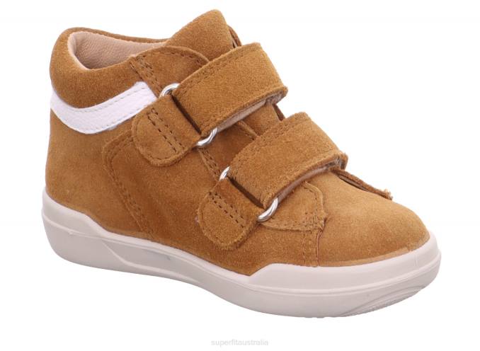 Superfit Brown/White Babies SUPERFREE - Sneakers low with Velcro Fastener Z6Z8280