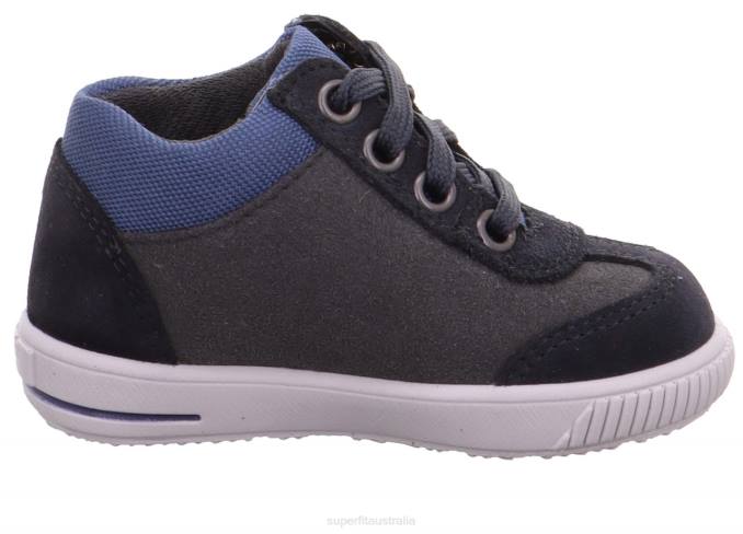 Superfit Grey/Blue Babies MOPPY - Sneakers low with Lacing Z6Z8395