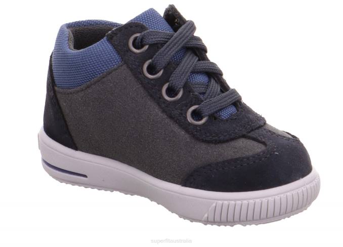 Superfit Grey/Blue Babies MOPPY - Sneakers low with Lacing Z6Z8395