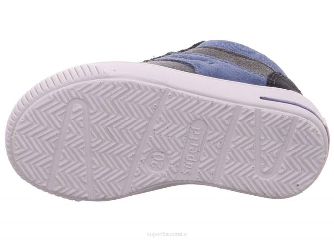 Superfit Grey/Blue Babies MOPPY - Sneakers low with Lacing Z6Z8395