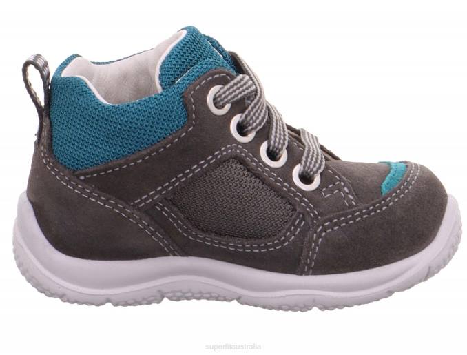 Superfit Grey/Green Babies UNIVERSE - Sneakers low with Lacing Z6Z8366