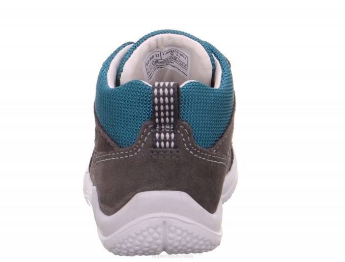 Superfit Grey/Green Babies UNIVERSE - Sneakers low with Lacing Z6Z8366