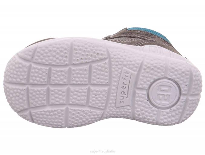 Superfit Grey/Green Babies UNIVERSE - Sneakers low with Lacing Z6Z8366